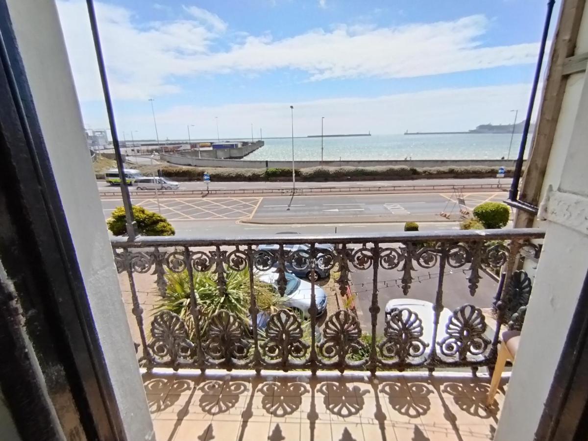 多佛尔Sea View Studio Flat With Balcony, Parking公寓 外观 照片